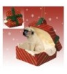 MASTIFF sits Christmas Ornament RGBD49