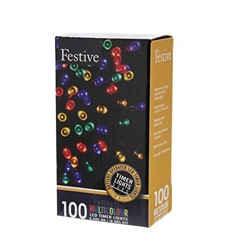 Festive Christmas Battery Operated Multicolor