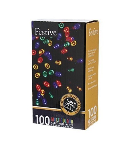 Festive Christmas Battery Operated Multicolor