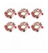 Holiday Berries Rusty Pinecone Candlerings