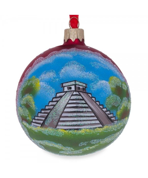 BestPysanky Pyramid Mexico Christmas Ornament