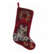 French Bulldog Needlepoint Christmas Stocking