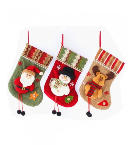 Christmas Fireplace Stockings Decorations Accessory