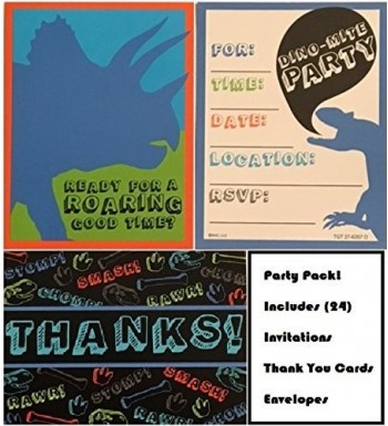 Dinosaur Invitations Cards envelopes Postcard