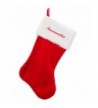 Samantha Embroidered Plush Christmas Stocking