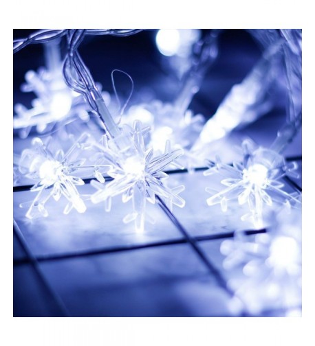 MUURAADLL Snowflake Battery Chrismas Decorations