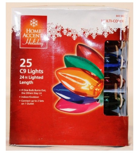 Light Transparent Multi color Christmas String
