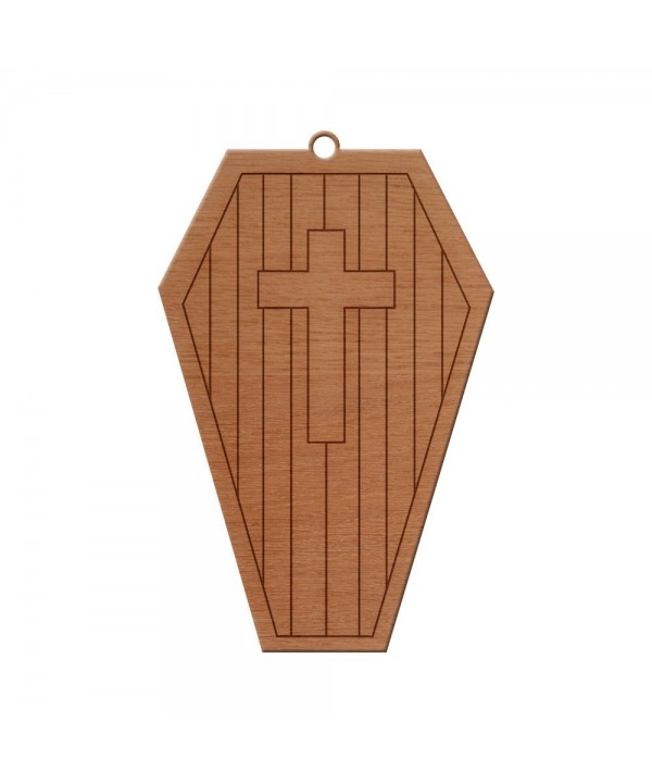 MissCraftCo Coffin Christmas Ornament Hanging