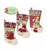 JOYIN Burlap Christmas Stockings Decorations