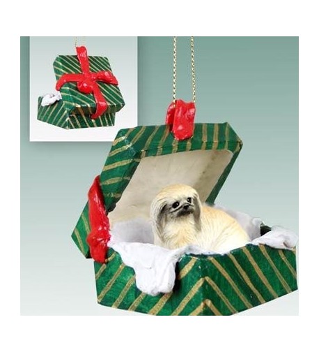 Pekingese Christmas Ornament Hanging Gift