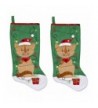 New Traditions 2 Pack Fleece Stockings