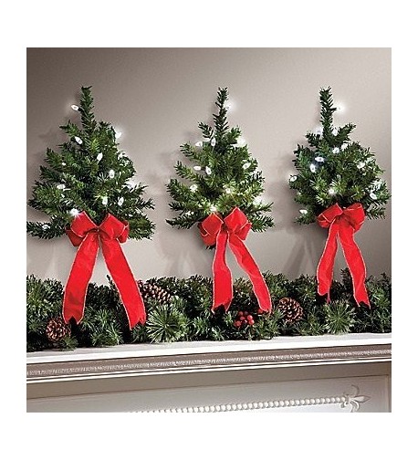 WALL CHRISTMAS TREES Decorative Outdoor
