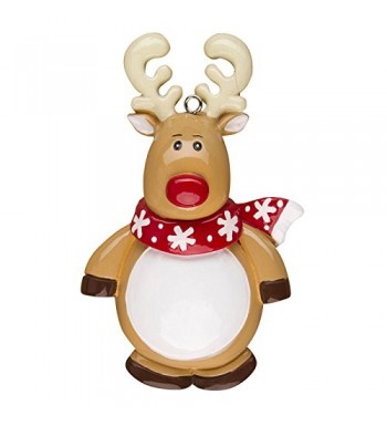 Reindeer Character Personalized Christmas Ornament