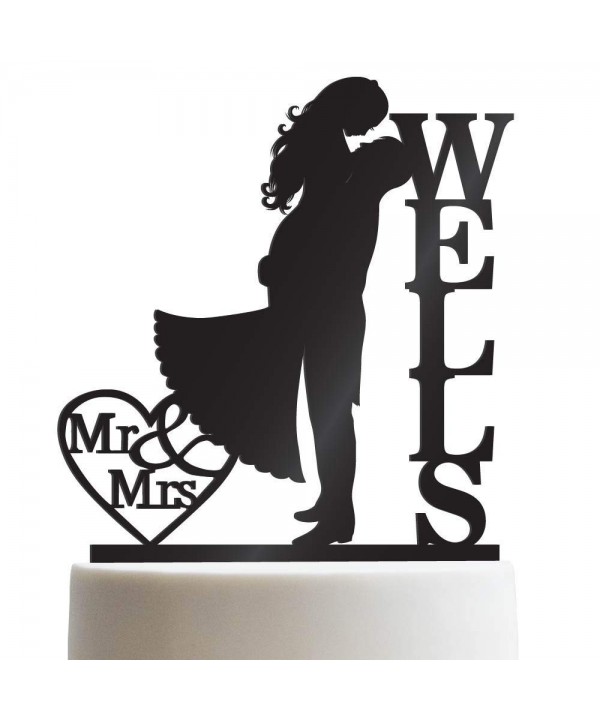 Kissing Customized Wedding Personalized Toppers