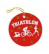 ChalkTalkSPORTS Snowflakes Christmas Triathlon Porcelain