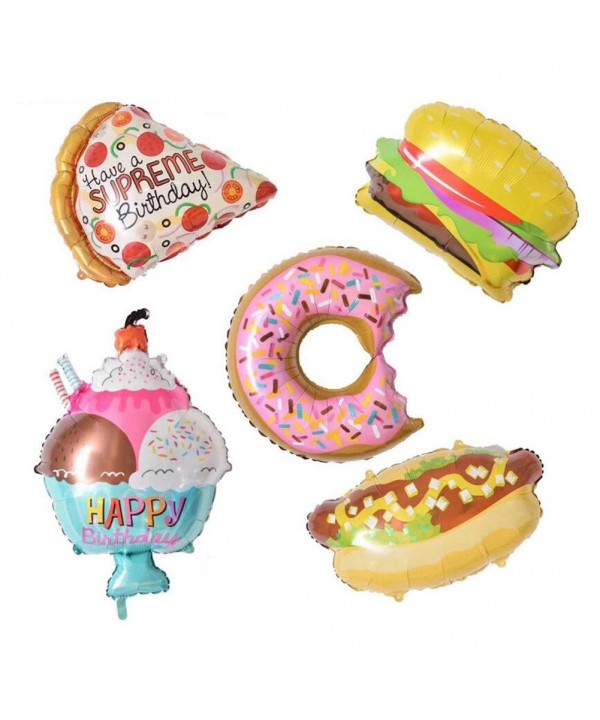 Hamburger Aluminum Balloons Inflatable Decoration