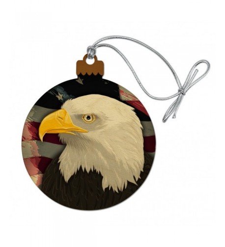 American Patriotic Christmas Holiday Ornament