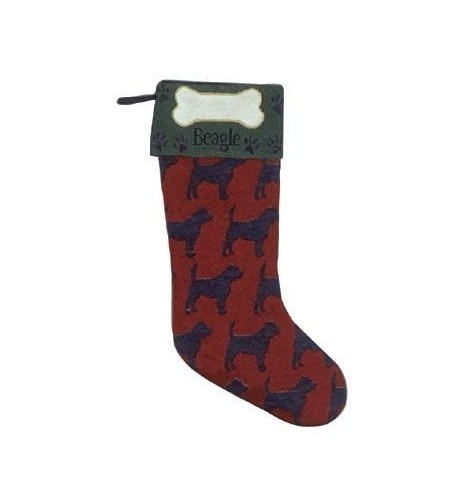 MadeInUSAShop Beagle Stocking