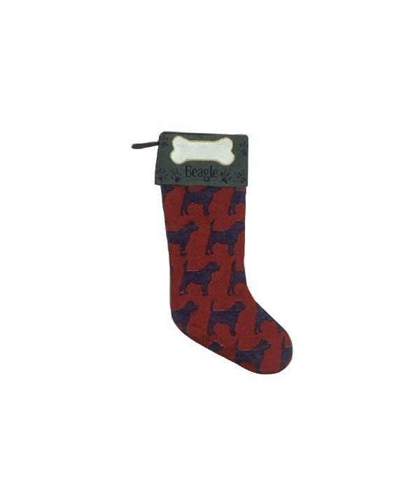 MadeInUSAShop Beagle Stocking