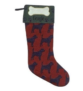 MadeInUSAShop Beagle Stocking