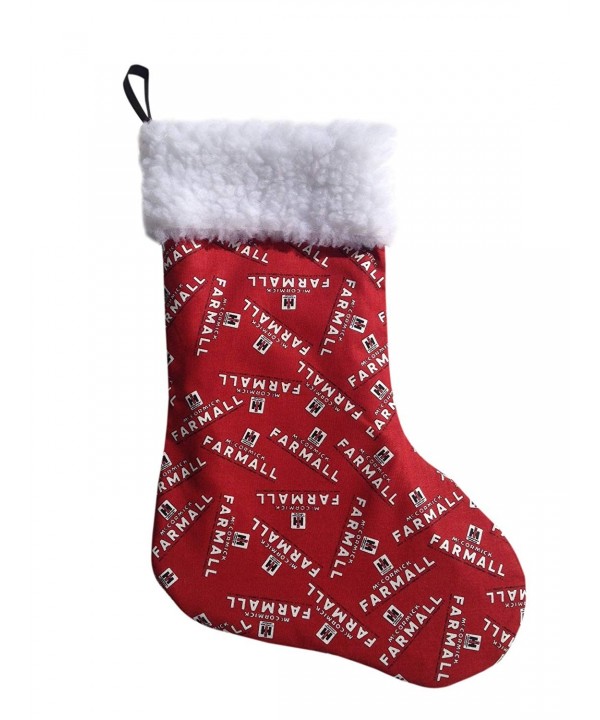 Farmall Red Logo Christmas Stocking