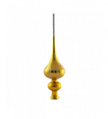 Shining Glass Christmas Topper yellow