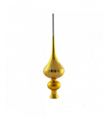 Shining Glass Christmas Topper yellow