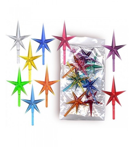 Stars plastic ceramic Christmas colors