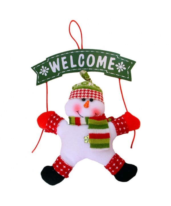 TOPUNDER Christmas Snowman Decoration hanging