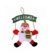 TOPUNDER Christmas Snowman Decoration hanging