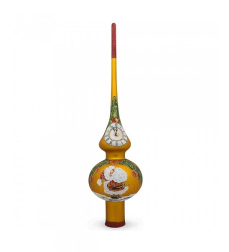 BestPysanky Mistletoe Orange Christmas Topper