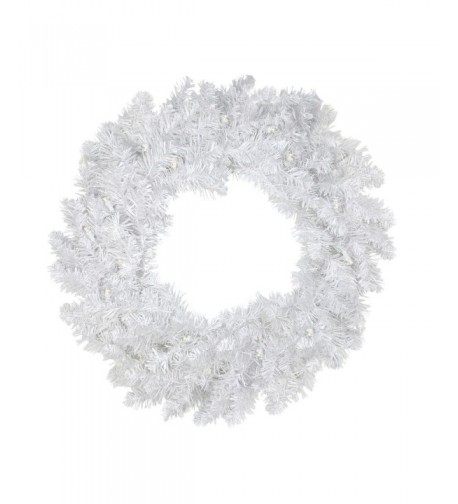 Darice Pre Lit Artificial Christmas Wreath