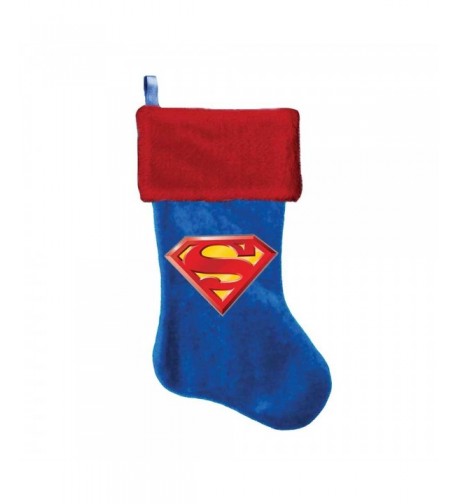 Kurt Adler Superman Applique Stocking