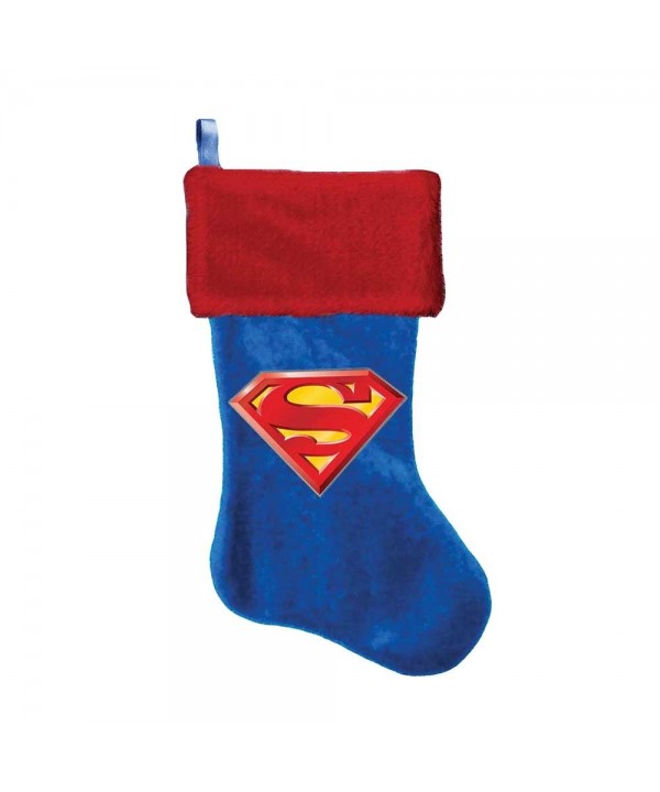 Kurt Adler Superman Applique Stocking