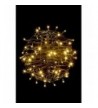 Grapevine Brown Sphere Clear Lights