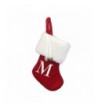 Kurt Adler Monogram Christmas Stocking