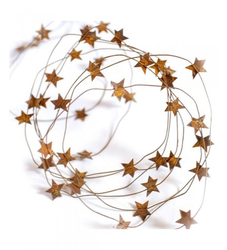 RUSTY TIN BARN STAR GARLAND