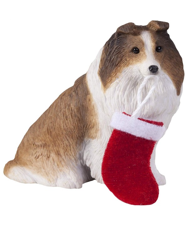 Sandicast Shetland Sheepdog Stocking Christmas