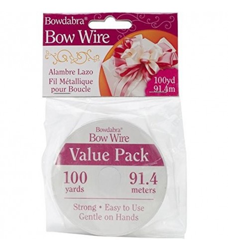 Darice Bowdabra Wire 100 Yard Silver