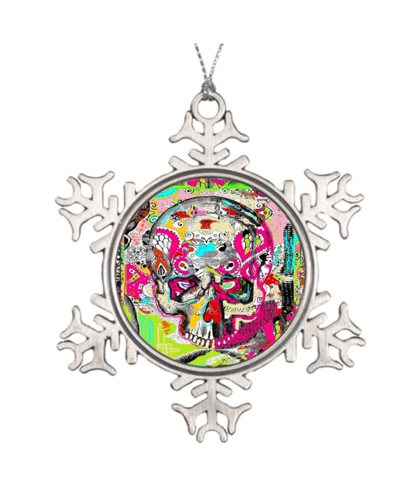 HaroRo Trees Decorated Snowflake Ornaments