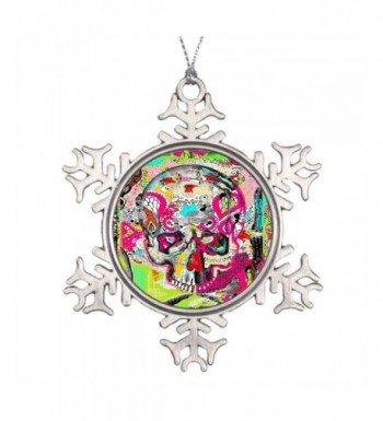 HaroRo Trees Decorated Snowflake Ornaments