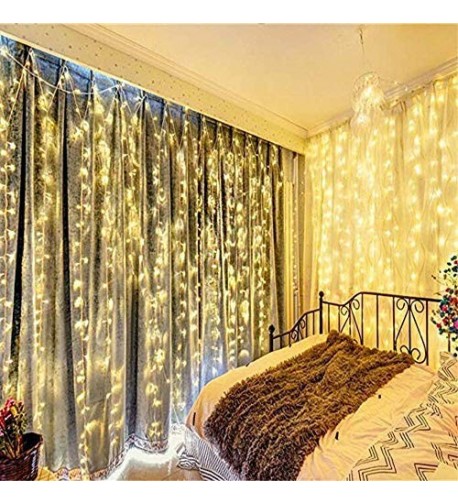 Twinkle Hanging Curtain Outdoor Bedroom