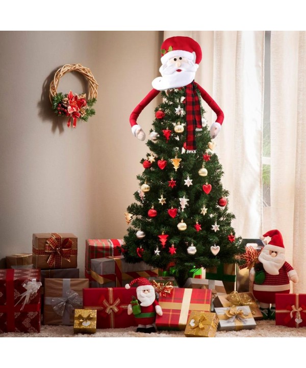 Santa Claus Tree Topper Large Christmas Tree Topper for Christmas Tree ...