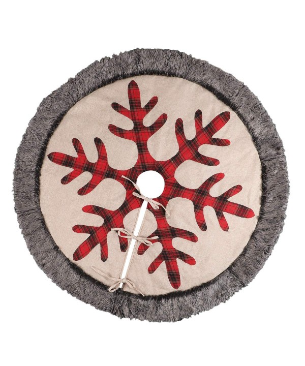TDW Christmas Buffalo Snowflake Ornament