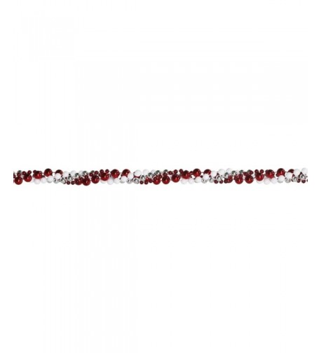 Northlight Wreaths Beaded Garland Red