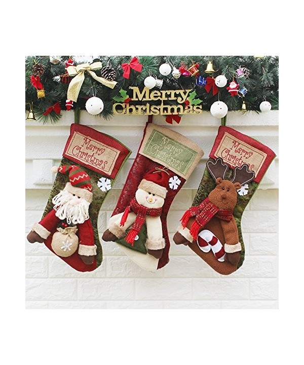Christmas Stockings Reindeer Xmas Decorative Ornaments