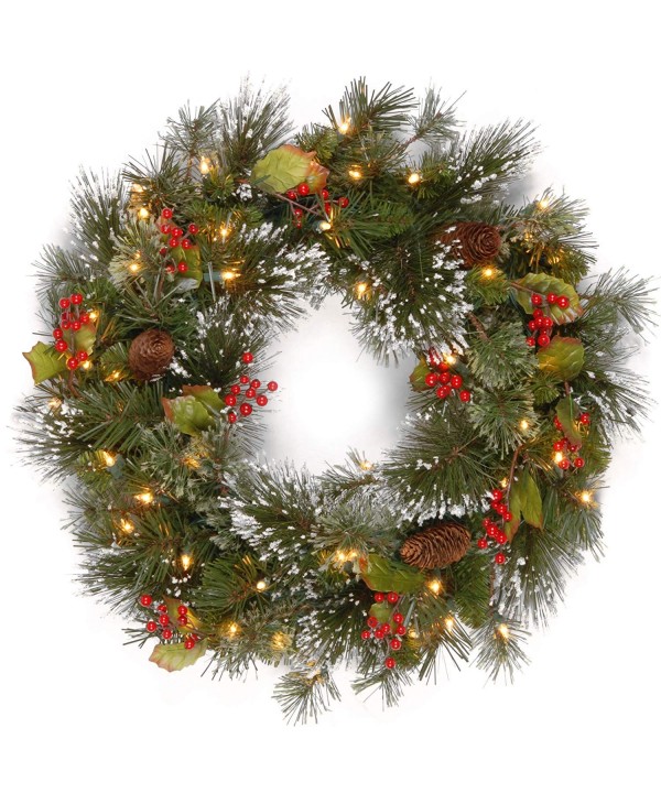 National Tree Wintry Wreath WP1 300 24W 1
