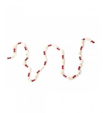 Popcorn Cranberry Plastic Garland Feet