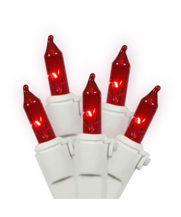 Set Red Mini Christmas Lights