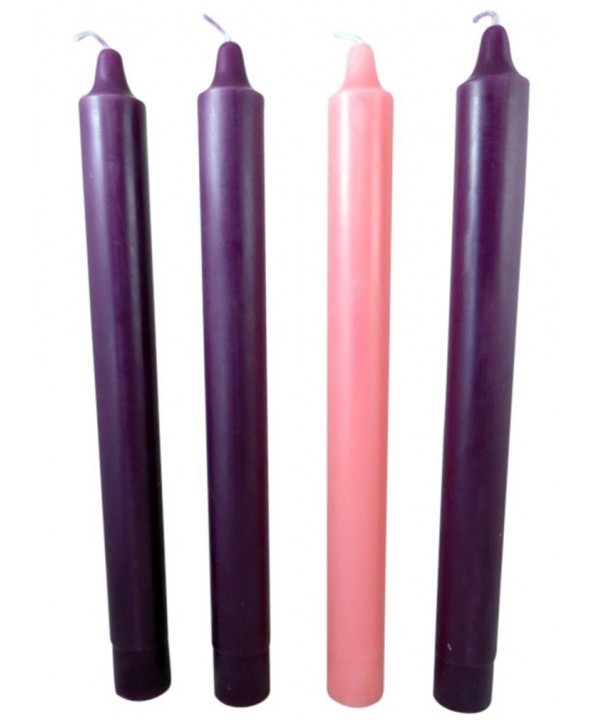 Purple Church Advent Christmas Candle